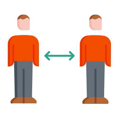 Distance, Animated Icon, Flat