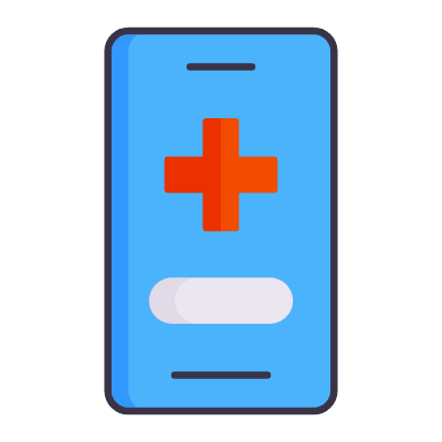 Medical App, Animated Icon, Flat