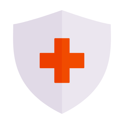 Shield Medical, Animated Icon, Flat