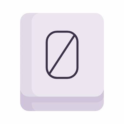 Zero Key, Animated Icon, Flat