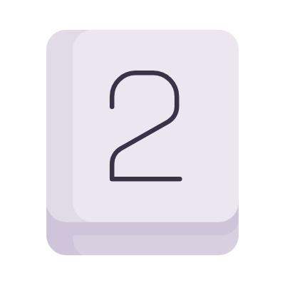Two Key, Animated Icon, Flat
