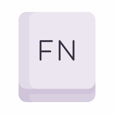 Function Key, Animated Icon, Flat