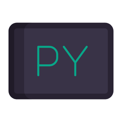 Python, Animated Icon, Flat