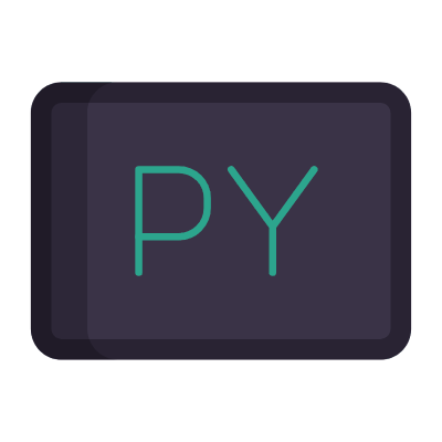 Python, Animated Icon, Flat