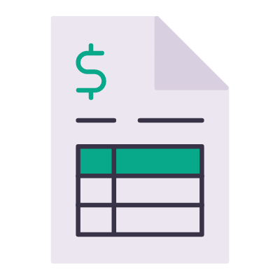 Invoice Dollar, Animated Icon, Flat