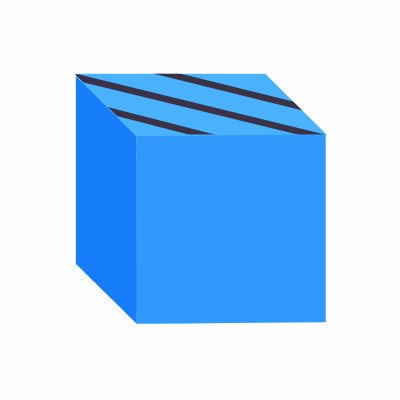 Top 3D, Animated Icon, Flat