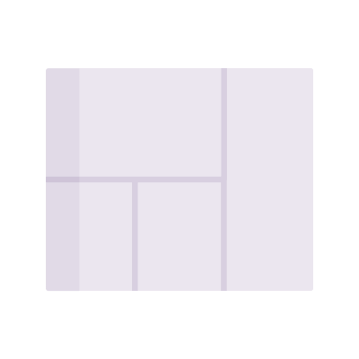 Grid Bento, Animated Icon, Flat
