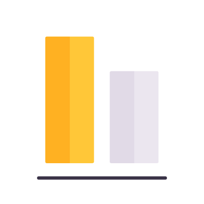 Align Bottom, Animated Icon, Flat