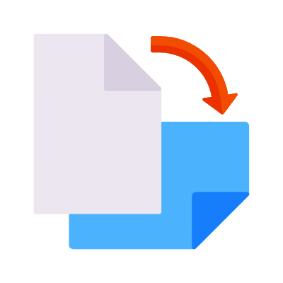 File Orientation, Animated Icon, Flat