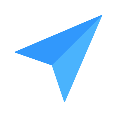 Paperplane, Animated Icon, Flat