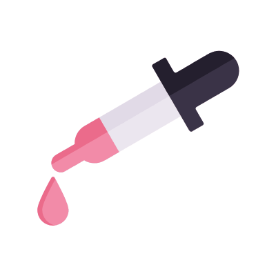 Eye Dropper, Animated Icon, Flat