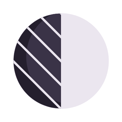 Contrast, Animated Icon, Flat