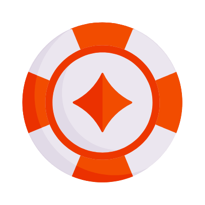Casino Chip, Animated Icon, Flat