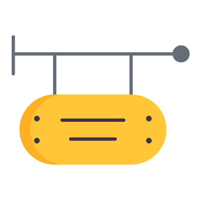 Old Shop, Animated Icon, Flat