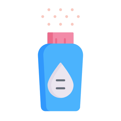 Powder, Animated Icon, Flat