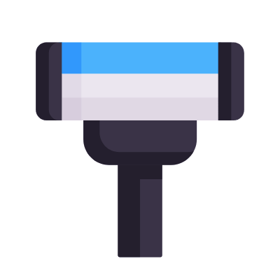 Razor, Animated Icon, Flat