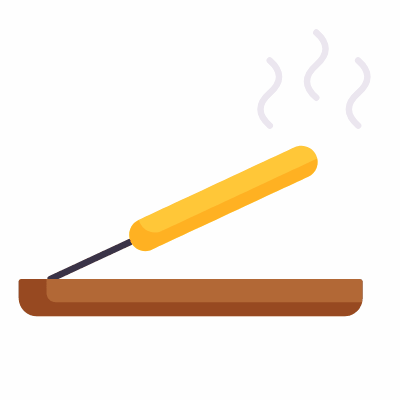 Spa Stick, Animated Icon, Flat