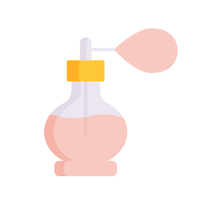 Perfume Bottle, Animated Icon, Flat