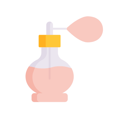 Perfume Bottle, Animated Icon, Flat