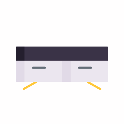 Sideboard, Animated Icon, Flat