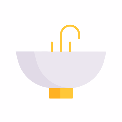 Sink, Animated Icon, Flat