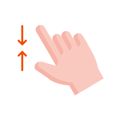 Zoom Out, Animated Icon, Flat