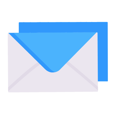 Mails, Animated Icon, Flat