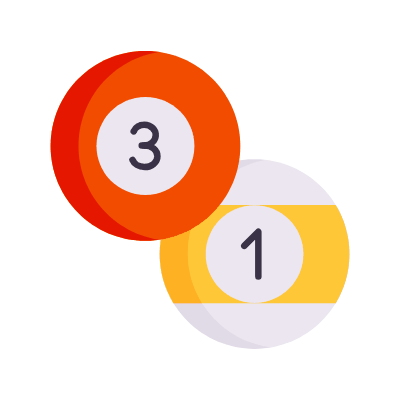 Pool Balls, Animated Icon, Flat