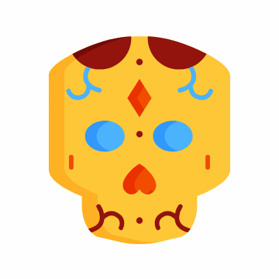 Dead Day, Animated Icon, Flat