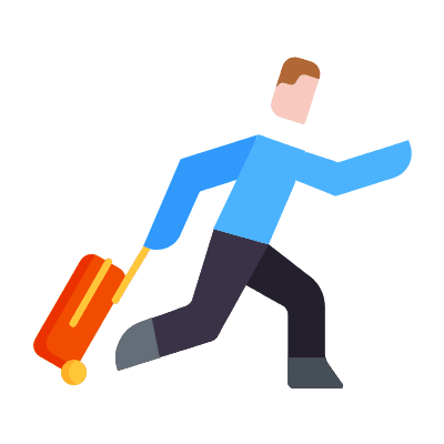 Fast track, Animated Icon, Flat