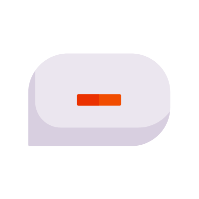 Chat Minus, Animated Icon, Flat