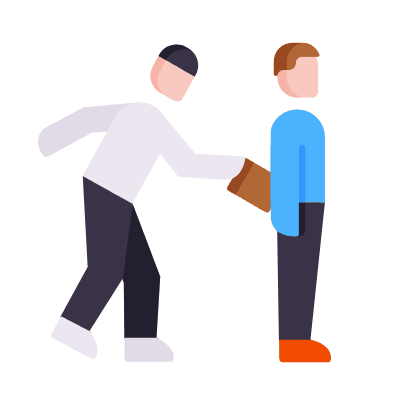 Pickpocketing, Animated Icon, Flat