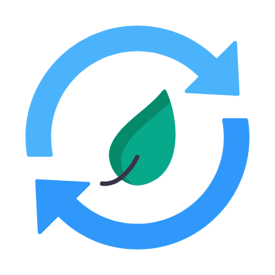 Bio Mass, Animated Icon, Flat