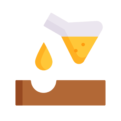 Acid Spill, Animated Icon, Flat