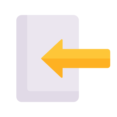 Sign in, Animated Icon, Flat