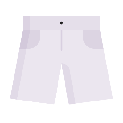Long shorts, Animated Icon, Flat