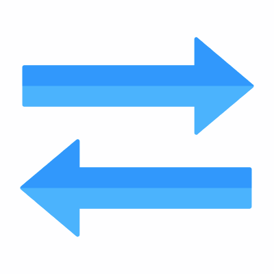 Directions, Animated Icon, Flat