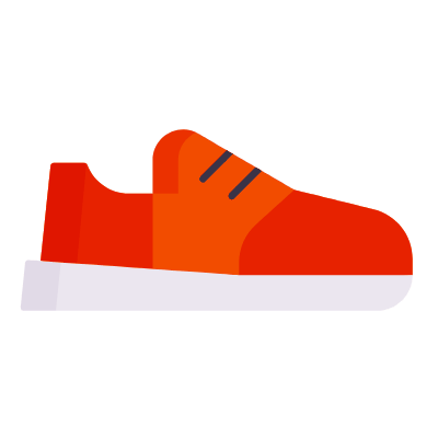 Sneaker shoes, Animated Icon, Flat