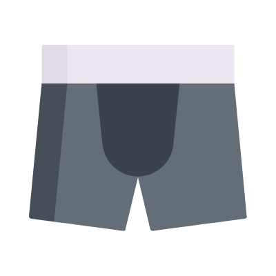 Men's underwear, Animated Icon, Flat