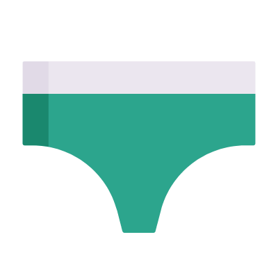 Panties, Animated Icon, Flat