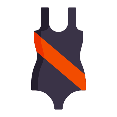 Swimming suit, Animated Icon, Flat