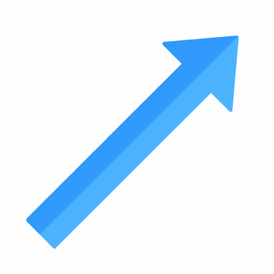 Arrow, Animated Icon, Flat