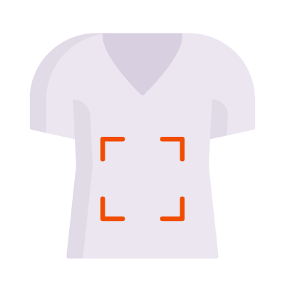 T-shirt mockup, Animated Icon, Flat