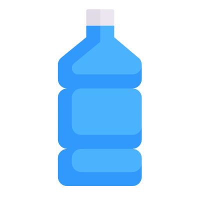 Bottle, Animated Icon, Flat