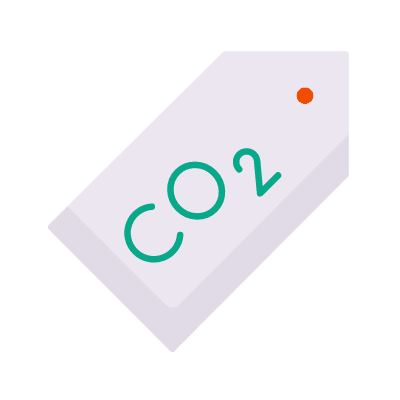Carbon Tax, Animated Icon, Flat