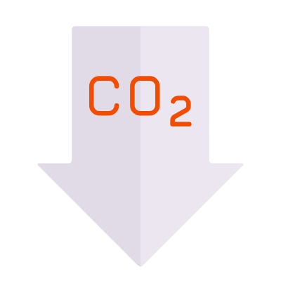 Decarbonization, Animated Icon, Flat