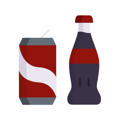Bottle Can, Animated Icon, Flat