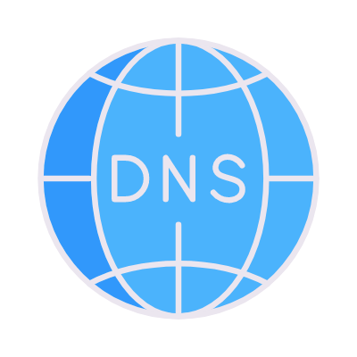 Globe DNS, Animated Icon, Flat