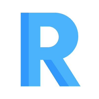 R, Animated Icon, Flat