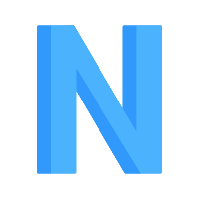 N, Animated Icon, Flat